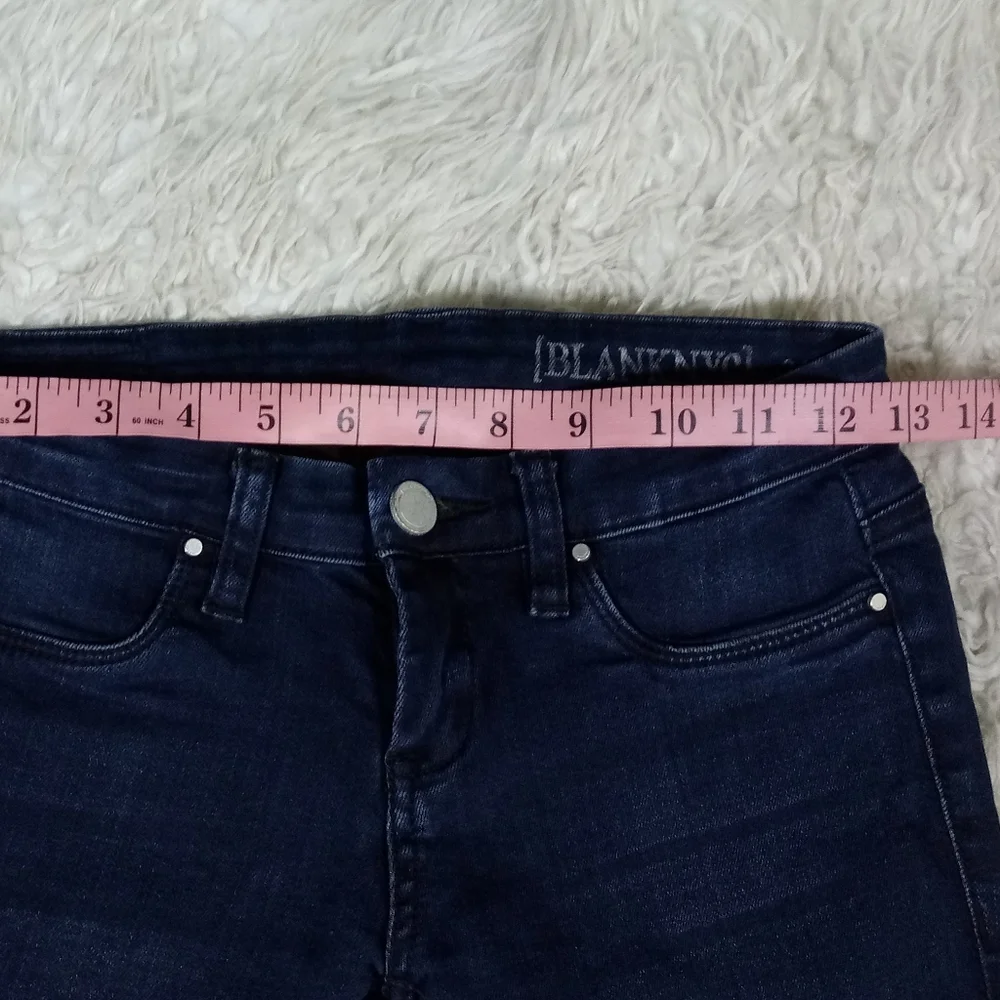 Blank NYC Dark Wash Low Rise Skinny Jeans
